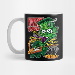 Monster Mash Frankenstein on Guitar Mug